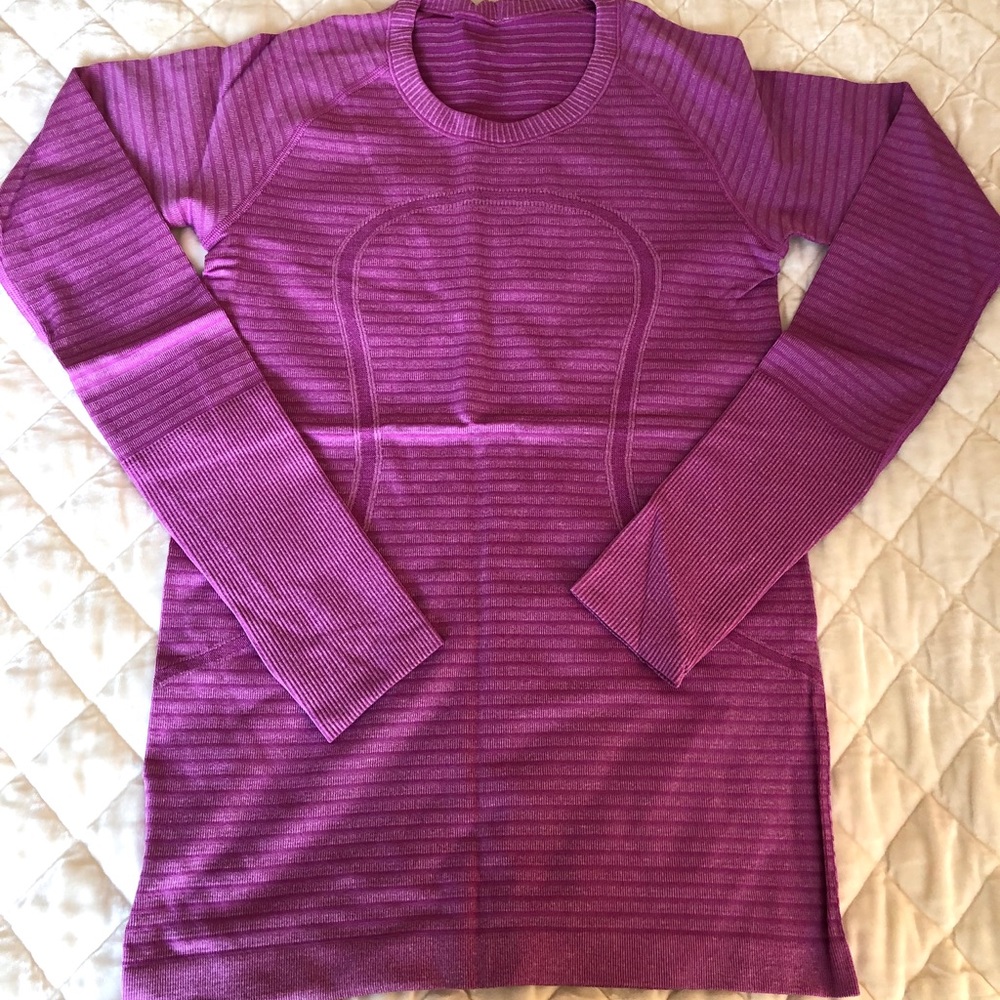 Lululemon Tech Long Sleeve Crew - Purple